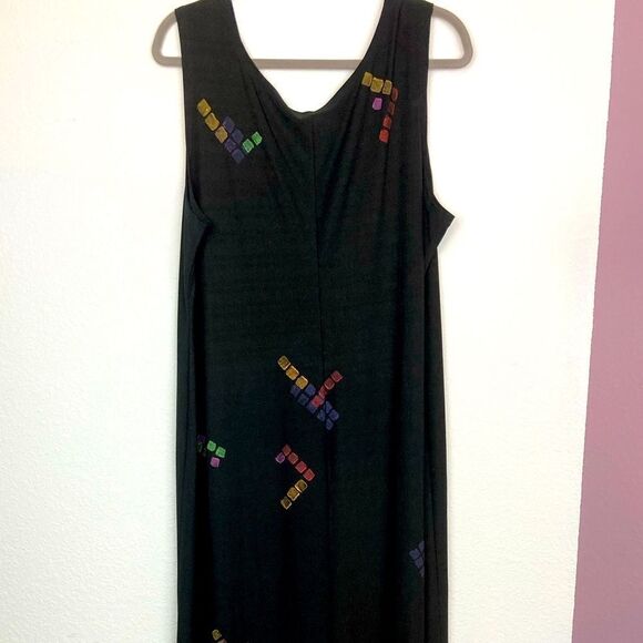 JG’s Mad Lab maxi dress w/ bright geometric artistic accents runs big💐 - Picture 8 of 12